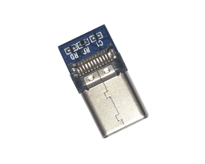 USB 3.1 Type-C公头SMT 铆合壳 黑色